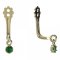 BeKid Gold earrings components I2 - Metal: Yellow gold 585, Stone: Diamond