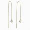 BeKid, Gold kids earrings -101 - Switching on: Brizura 0-3 roky, Metal: Yellow gold 585, Stone: White cubic zircon