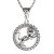 BG zlatý přívěšek Lev 045 Bílé zlato - 585 Diamant