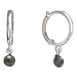 BeKid dětské náušnice 1290 s perlou Bílé zlato - 585