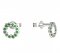 BeKid dětské náušnice 855 - Zapínání: Kruhy 15 mm, Kov: Bílé zlato 585, Kámen: Diamant