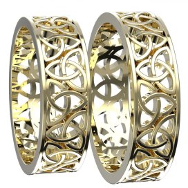 BG zlatý snubní prsten SN03/m Pánský Žluté zlato - 585