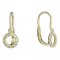 BeKid Kinder gold Ohrringe 836 - Einschalten: Brizura 0-3 Jahre, Metall: Gelbgold 585, Stein: Weißer Kubikzircon