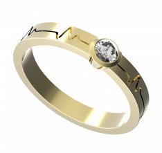 BG zlatý snubní prsten SN01/551