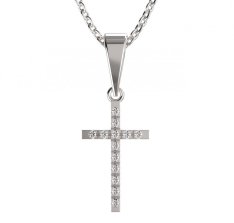 BG zlatý přívěšek srdíčko 1165 Žluté zlato - 585 Diamant