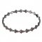 BG bracelet 195 - Metal: Silver 925 - rhodium, Stone: Garnet