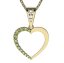 BG zlatý přívěšek srdíčko 1265 Bílé zlato - 585 Diamant