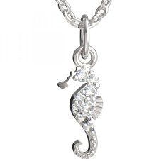 BeKid dětský přívěšek 810 Bílé zlato - 585 Diamant