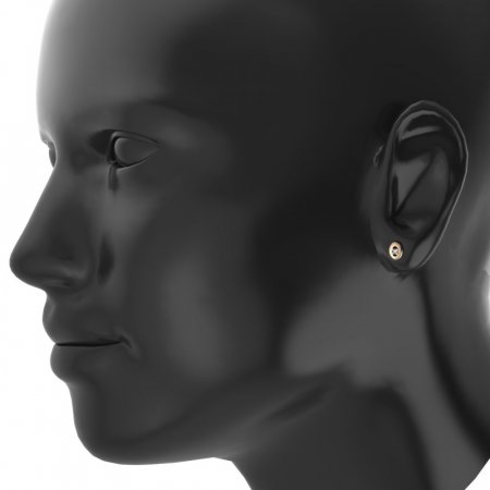 BG gold earrings 1580
