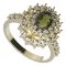 BG prsten 001-Z oválného tvaru - Kov: Stříbro 925 - rhodium, Kámen: Granát