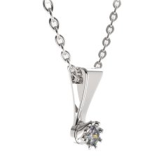 BG zlatý přívěšek 554 Bílé zlato - 585 Diamant