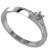 BG zlatý  prstýnek 1456/zásnubní-snubní/ Bílé zlato - 585 Diamant