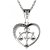 BG zlatý přívěšek Váhy 042 Bílé zlato - 585 Diamant
