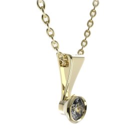 BG zlatý přívěšek 555 Žluté zlato - 585 Diamant