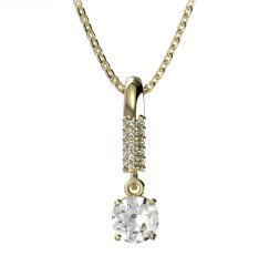 BG zlatý přívěšek  727 Žluté zlato - 585 Diamant