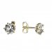 BeKid, Gold kids earrings -875 - Switching on: Brizura 0-3 roky, Metal: Yellow gold 585, Stone: White cubic zircon