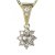 BG zlatý diamantový přívěšek  627 Žluté zlato - 585 Diamant lab-grown