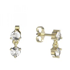 BG zlaté náušnice 786 Žluté zlato - 585 Diamant