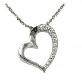 BG přívěšek srdíčko 601 Žluté zlato - 585 Diamant