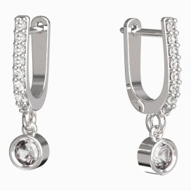 BeKid dětské náušnice 769 Bílé zlato - 585 Diamant