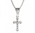 BG zlatý přívěšek křížek 256 Bílé zlato - 585 Diamant