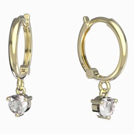 BeKid dětské náušnice 781 Žluté zlato - 585 Diamant