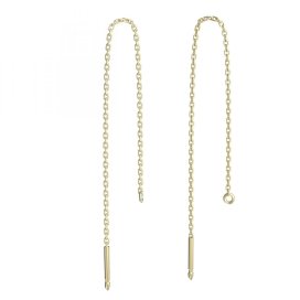 BG zlatý závěs - řetízek náušnice /RET Žluté zlato - 585