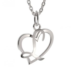 BG zlatý přívěsek písmenko L - 1421 Bílé zlato - 585