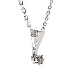 BG zlatý přívěšek 553 Bílé zlato - 585 Diamant