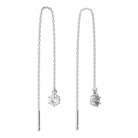 BeKid dětské náušnice 1294 Bílé zlato - 585 Diamant