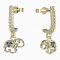BeKid, Gold kids earrings -1187 - Switching on: Brizura 0-3 roky, Metal: Yellow gold 585, Stone: White cubic zircon