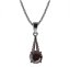 BG přívěs kruhového tvaru 474-G Stříbro 925 - rhodium Granát