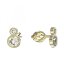 BeKid dětské náušnice 864 Bílé zlato - 585 Diamant