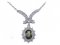 BG náhrdelník vsazený přírodní granát  264