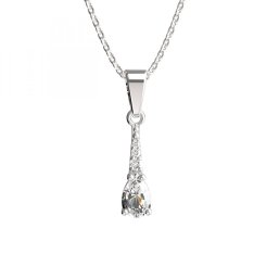 BG zlatý přívěšek  626 Bílé zlato - 585 Diamant