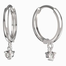 BeKid dětské náušnice 780 Bílé zlato - 585 Diamant