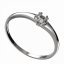 BG zlatý diamantový prstýnek 883 I Růžové zlato 585 (30-90dní) Diamant lab-grown