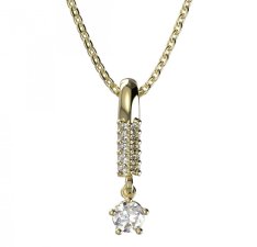 BG zlatý přívěšek 874 Žluté zlato - 585 Diamant