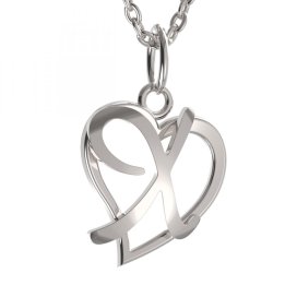 BG zlatý přívěsek písmenko X - 1432 Bílé zlato - 585