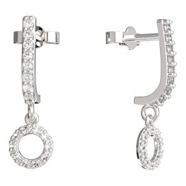 BeKid dětské náušnice 836 Bílé zlato - 585 Diamant