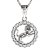 BG zlatý přívěšek Lev 044 Bílé zlato - 585 Diamant