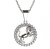 BG zlatý diamantový přívěšek Lev 045 Bílé zlato - 585 Diamant lab-grown
