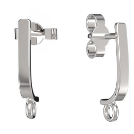 BG zlatý závěs dámské náušnice /90 Bílé zlato - 585