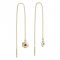 BeKid, Gold kids earrings -841 - Switching on: Brizura 0-3 roky, Metal: Yellow gold 585, Stone: White cubic zircon