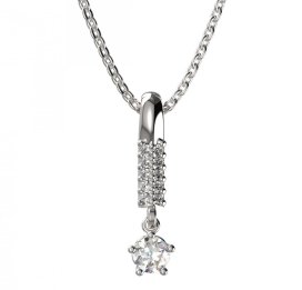 BG zlatý přívěšek 874 Bílé zlato - 585 Diamant