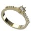 BG zlatý diamantový prstýnek 766 Růžové zlato 585 (30-90dní) Diamant lab-grown