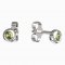 BeKid, Gold kids earrings -101 - Switching on: Brizura 0-3 roky, Metal: White gold 585, Stone: Red cubic zircon
