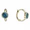 BeKid, Gold kids earrings -1341 - Metal: Yellow gold 585, Stone: White cubic zircon
