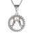 Zlatý přívěsek znamení Blíženci s diamantem, bílé zlato 585 – 045 (ZD44045F1)