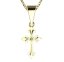 BG zlatý přívěšek křížek 1109 Žluté zlato - 585 Diamant